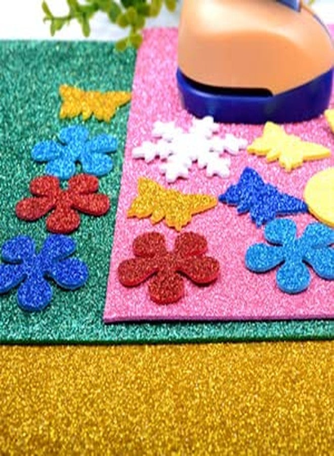 SUKECHI Glitter Sheets A4 Size For Craft Set of 10 For Art and Craft Work Glitter Sparkle Sheets 10 Colors Non Adhesive - Image 2